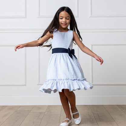 Girls Organic Cross Back Party Dress