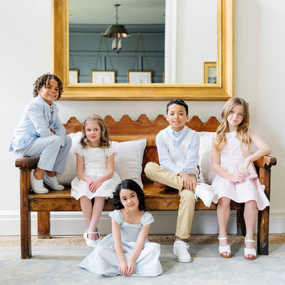 Organic Girls Sateen Flower Dress