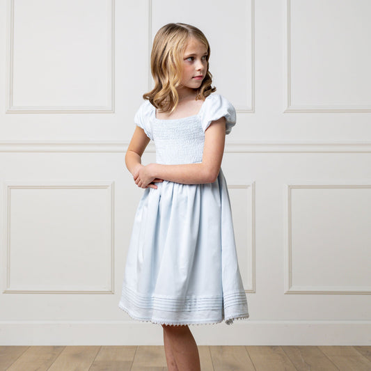 Organic Girls Sateen Flower Dress