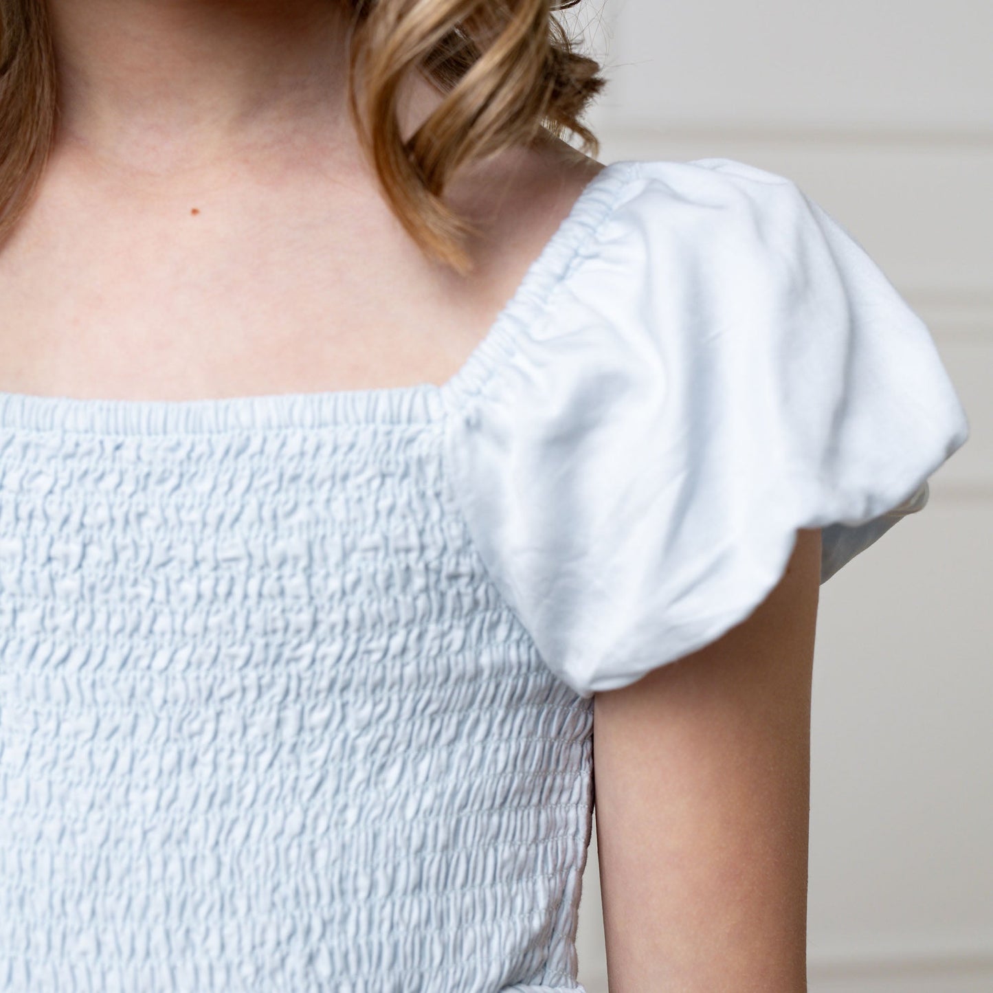Organic Girls Sateen Flower Dress