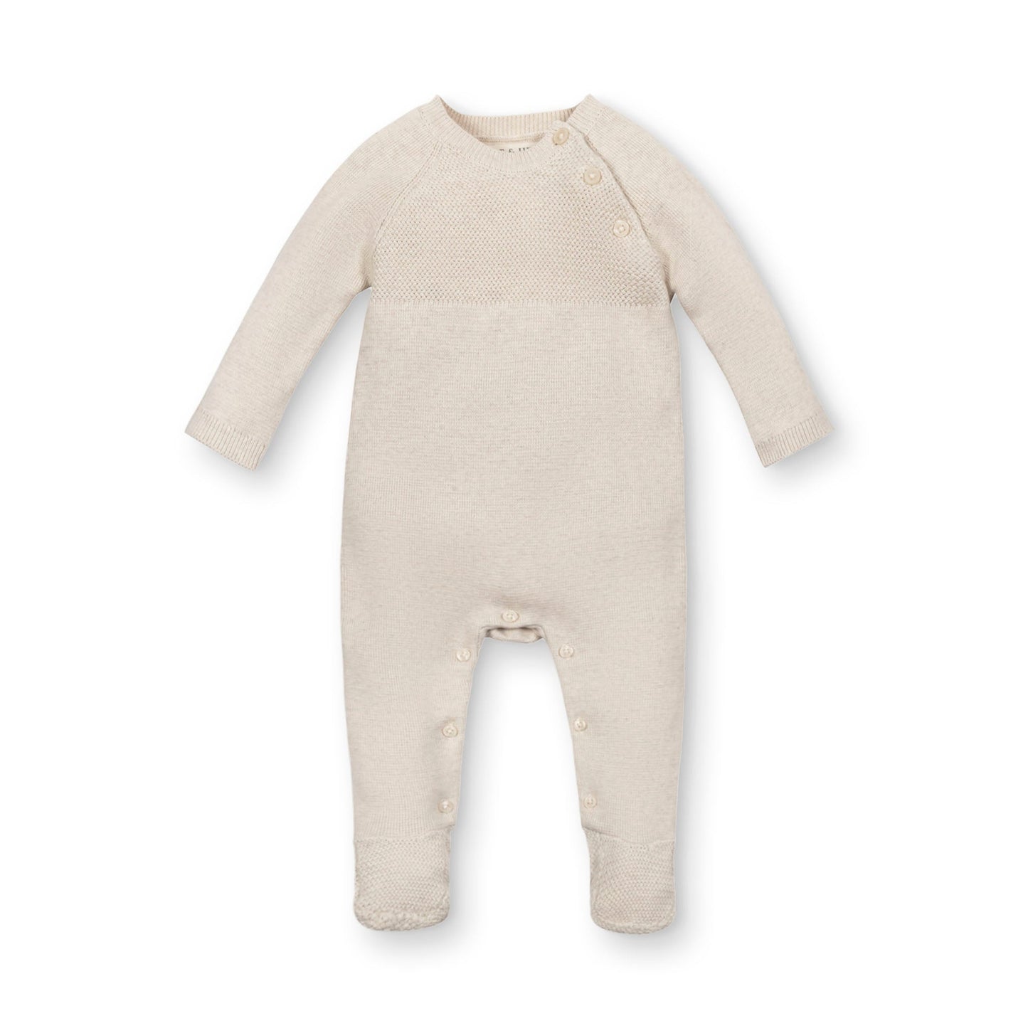 Organic Baby Footed Sweater Romper