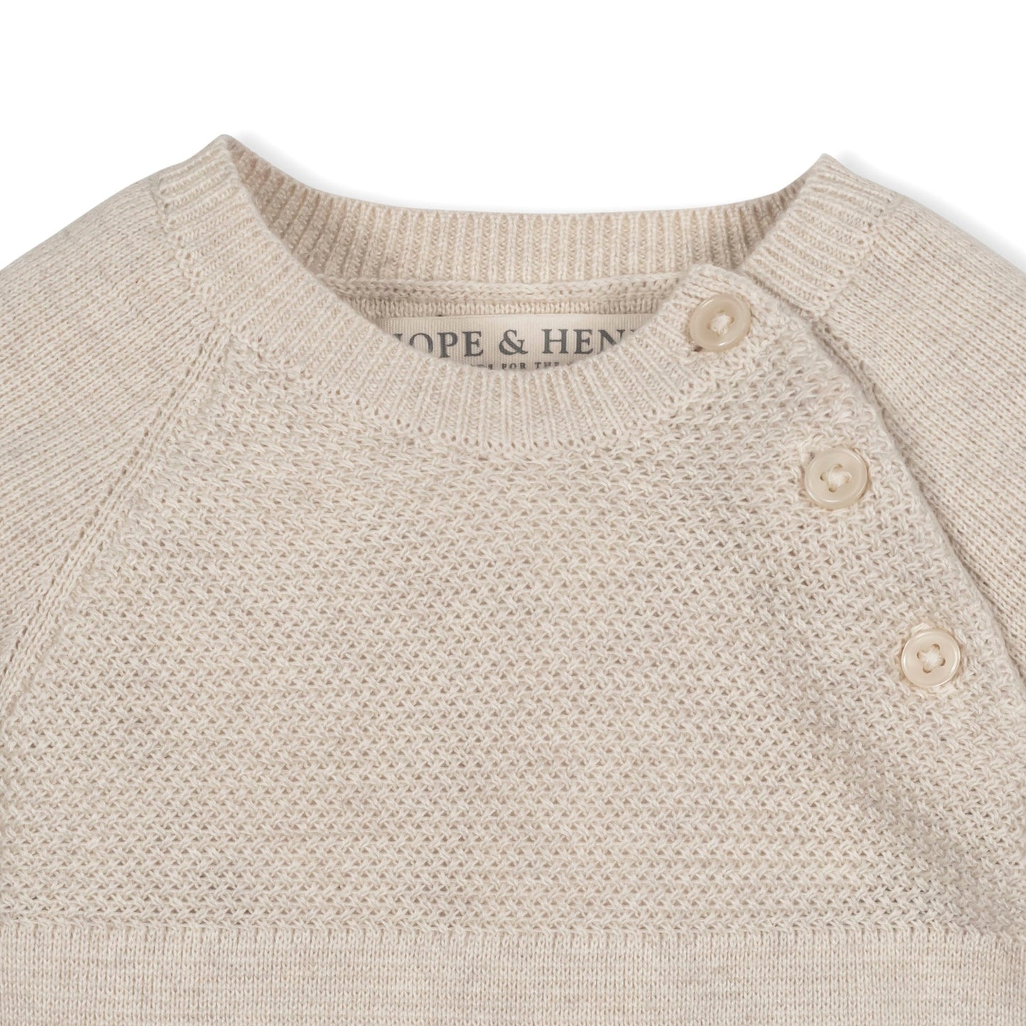 Organic Baby Footed Sweater Romper