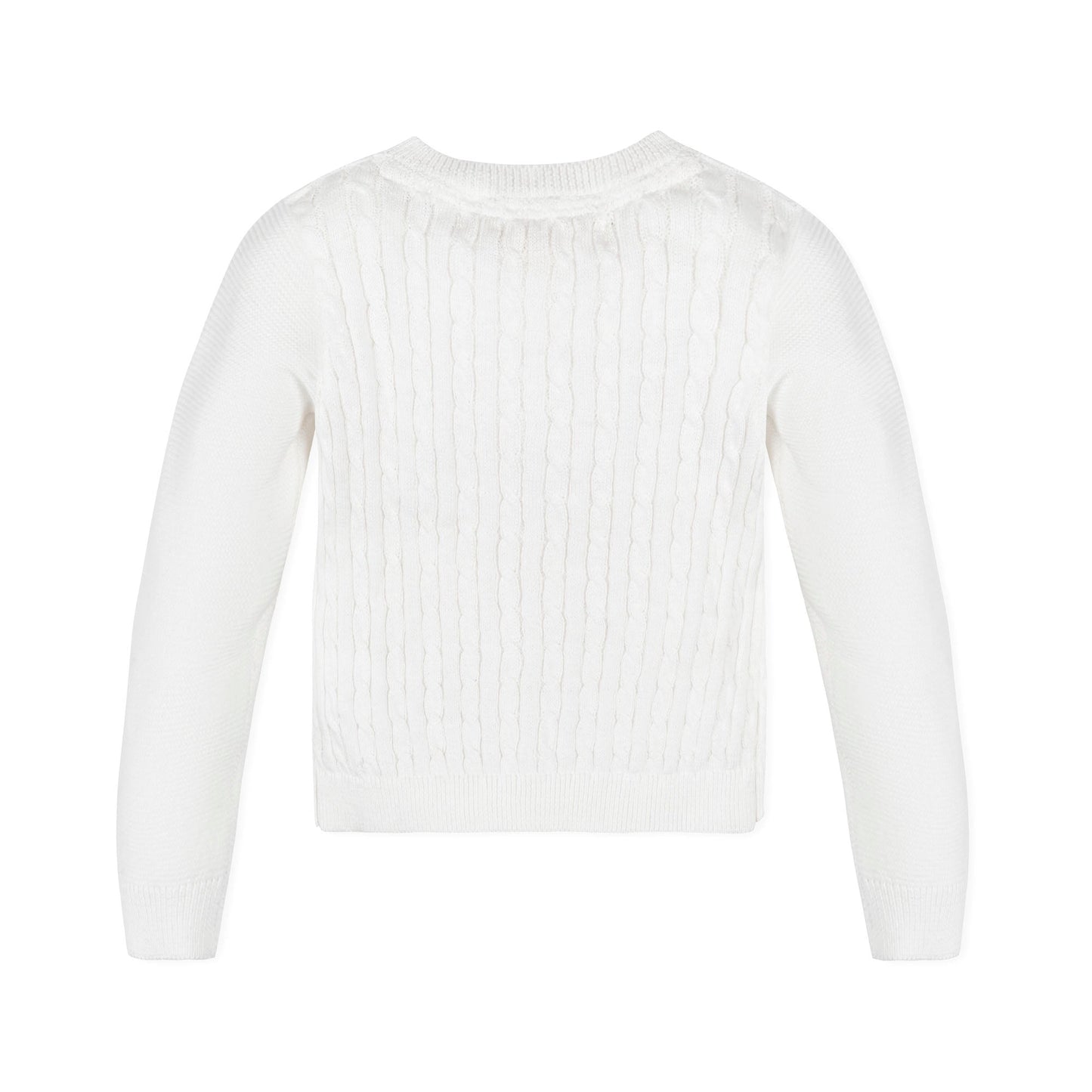 Baby Organic Cable Cardigan Sweater