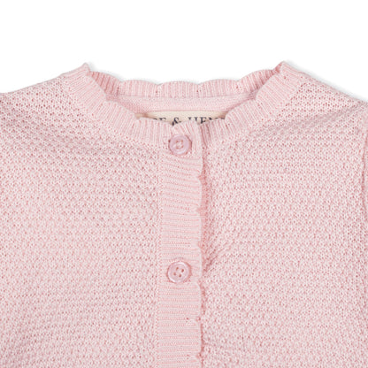 Organic Baby Girl Cardigan and Legging Set