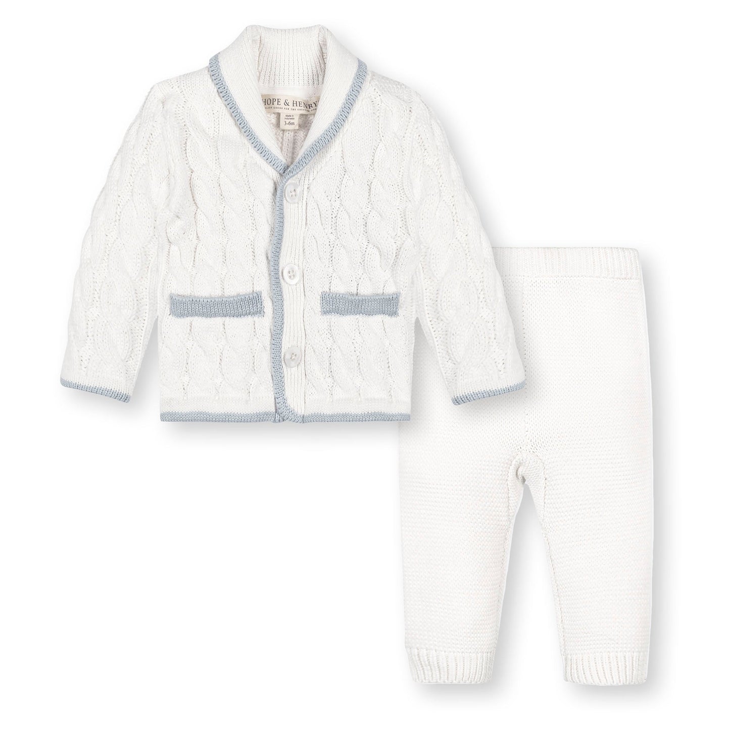 Organic Baby Cardigan and Legging Set