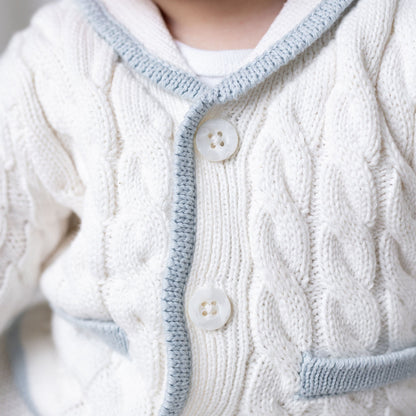 Organic Baby Cardigan and Legging Set