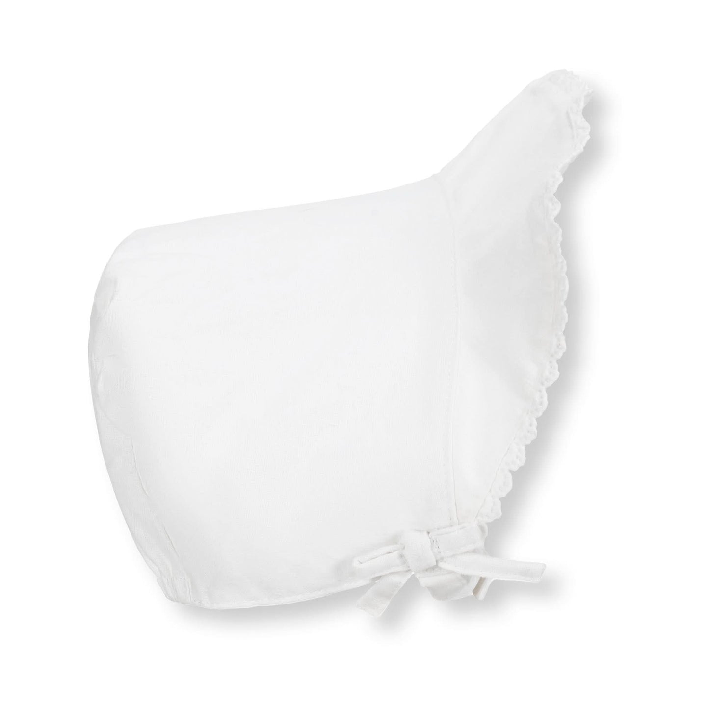 Brimmed Linen Baby Bonnet