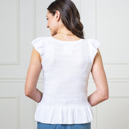 Women's Organic Peplum Sweater Top