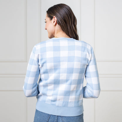 Women's Organic Tweed Sweater Cardigan