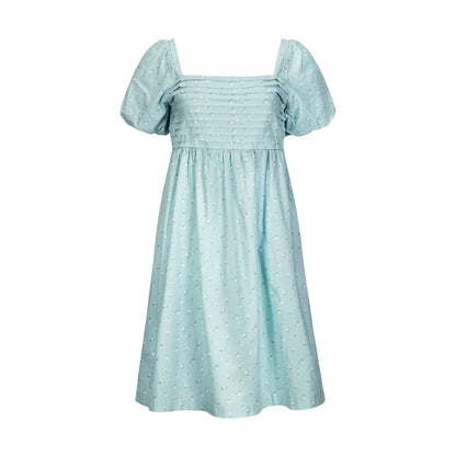 Women's Ruched Linen Dress