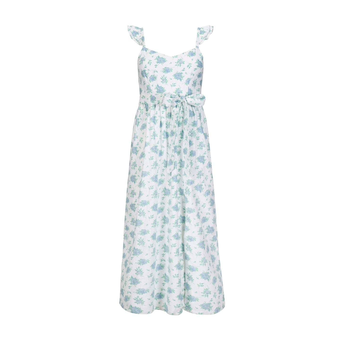 Women's Linen Flutter Party Dress