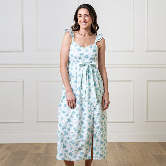 Women's Linen Flutter Party Dress