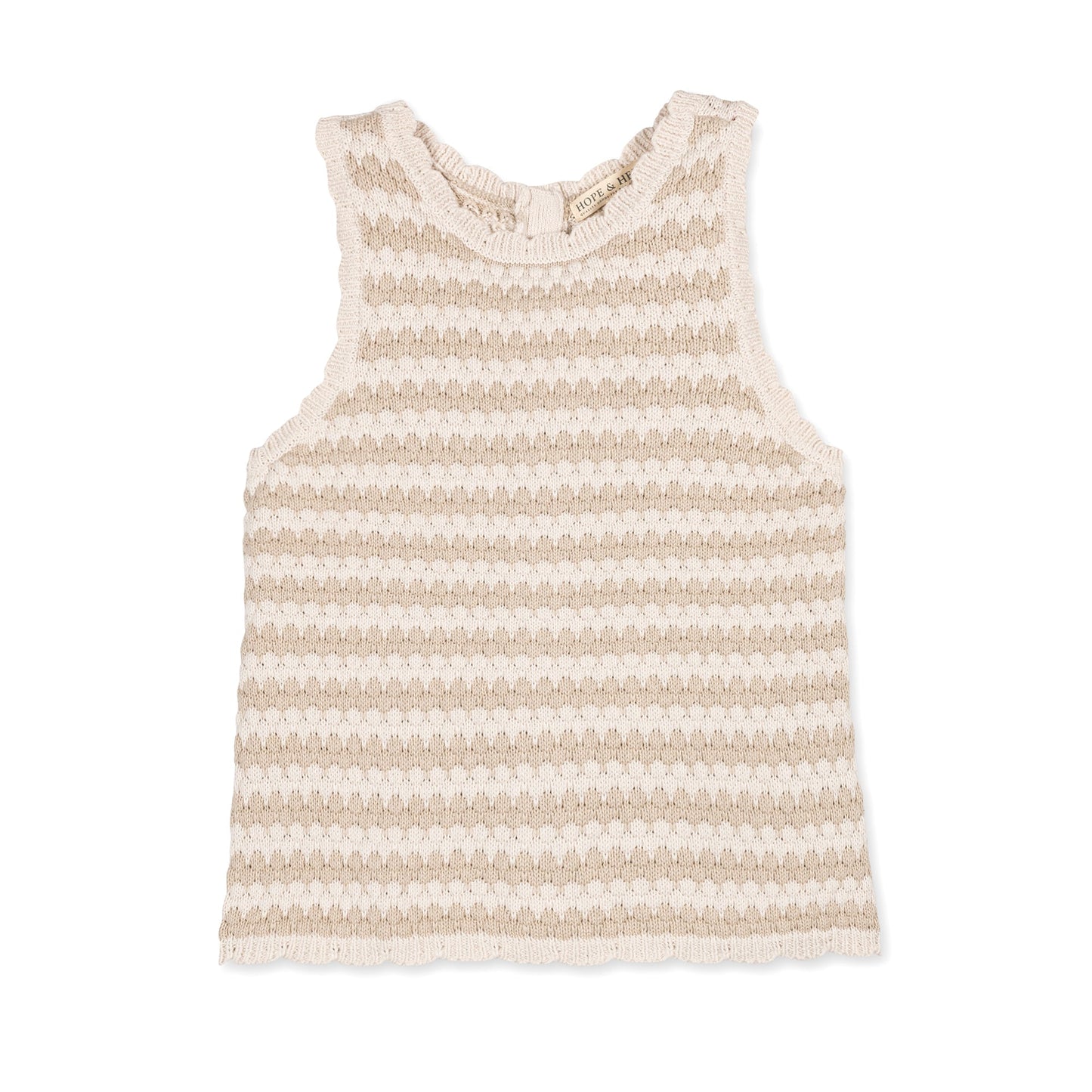 Women's Organic Button Back Sweater Tank