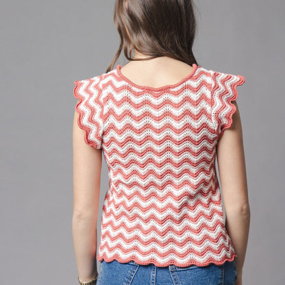 Women's Organic Flutter Sleeve Sweater Top