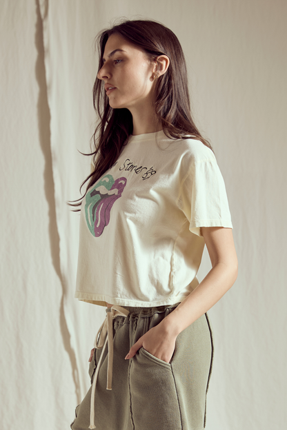 Women's Organic Rolling Stones One Hit Top