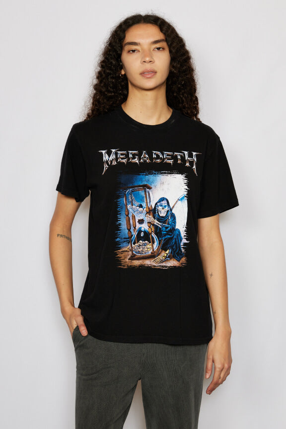 Adults Organic Megadeth Hourglass Tee