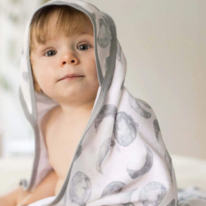 2 Pack Organic Knit Terry Towel Set - Hello Moon