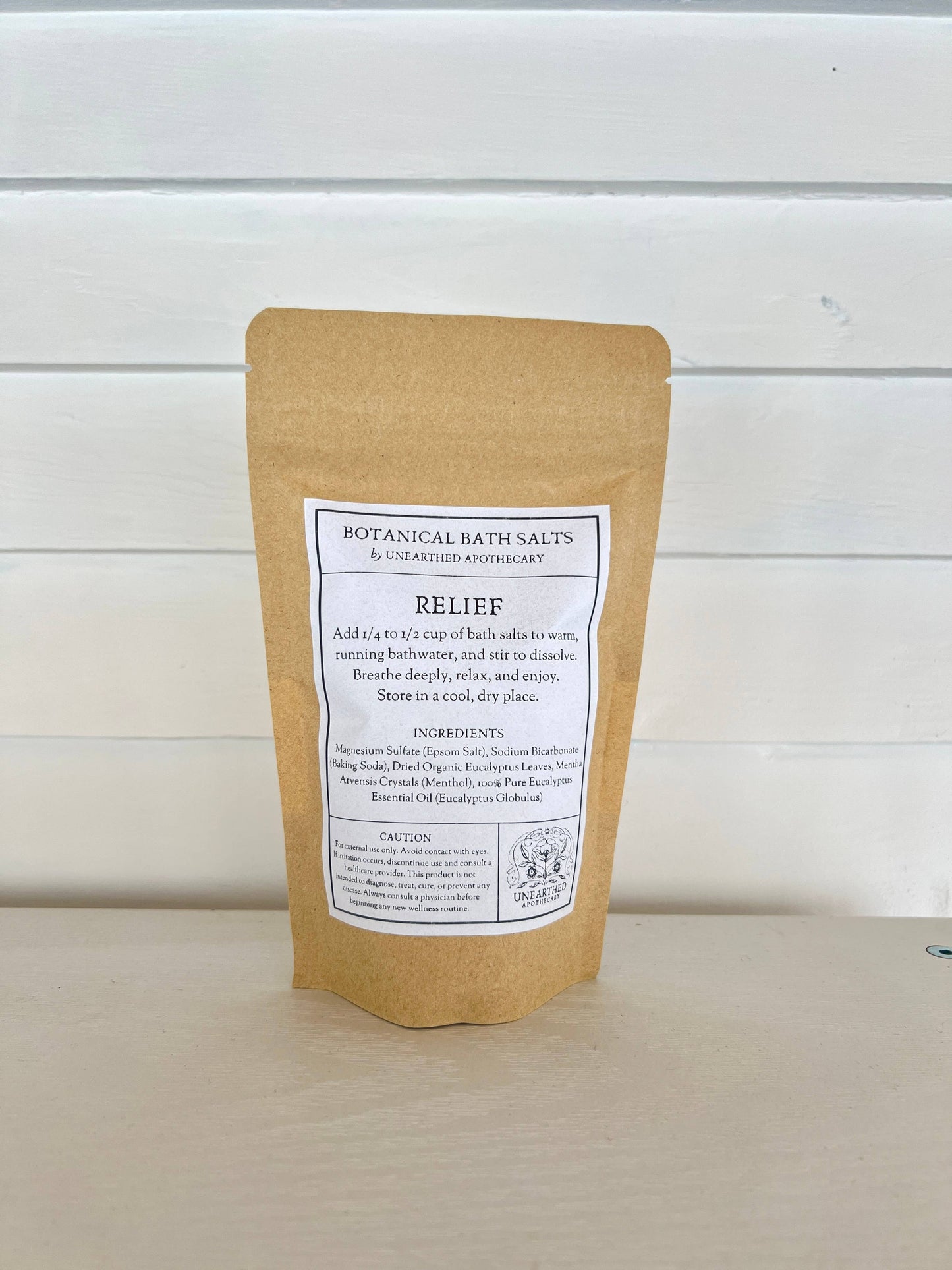 Relief - Menthol Eucalyptus Bath Salts for Cold and Flu