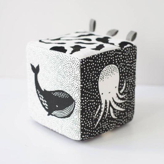 Organic Soft Block Baby Toy - Ocean