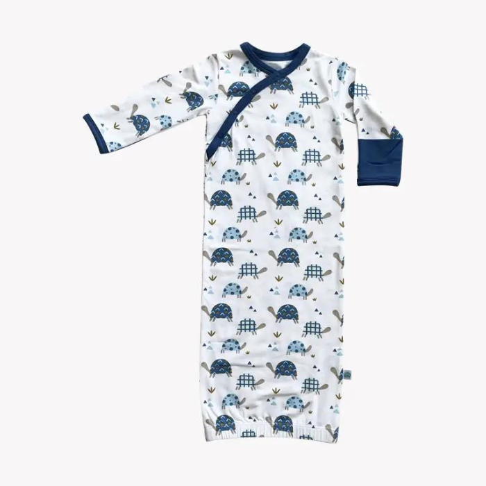 Organic Baby Sleep Gown - Toby Tortoise