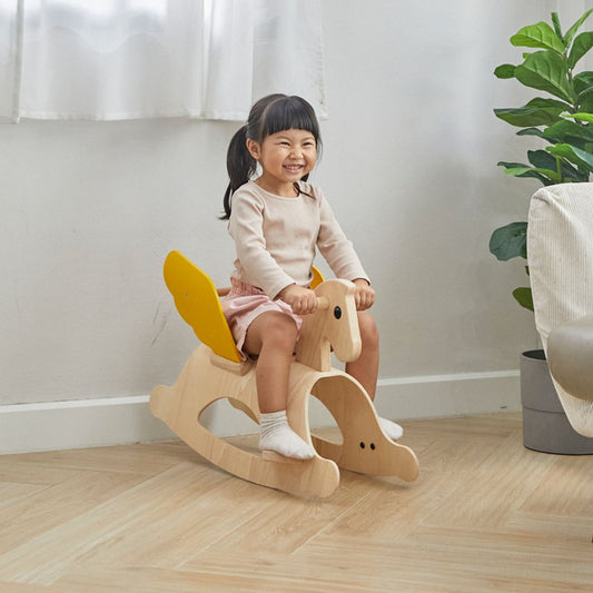 Wooden Rocking Horse Pegasus - Riding Toy