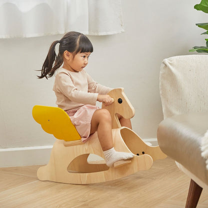 Wooden Rocking Horse Pegasus - Riding Toy