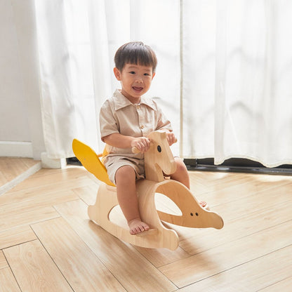 Wooden Rocking Horse Pegasus - Riding Toy
