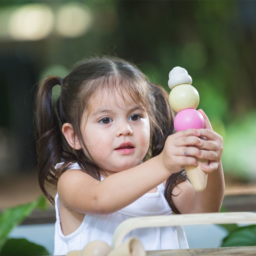 Wooden Ice Cream Set