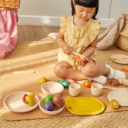 Wooden Toy Tableware Set