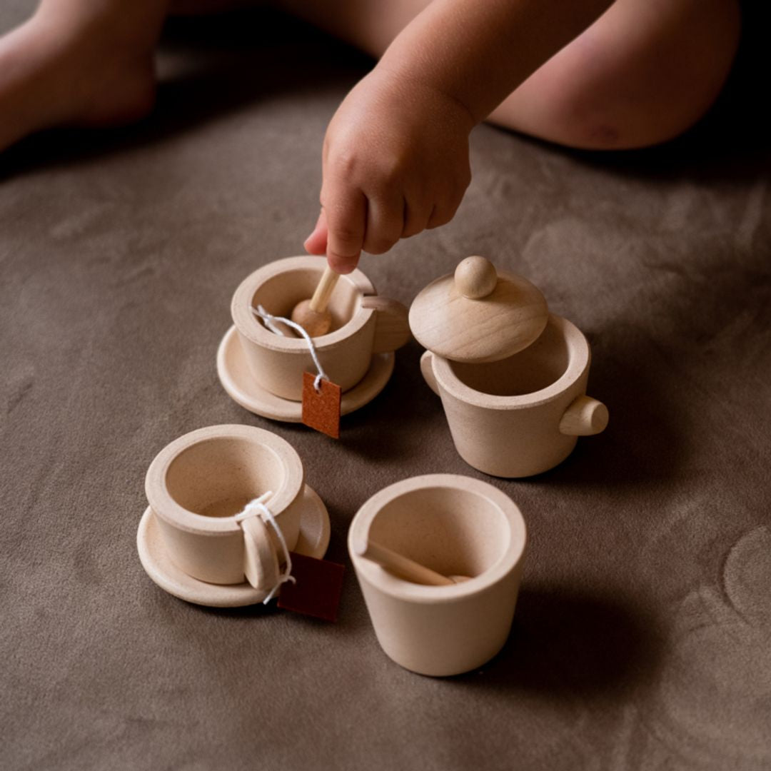 Wooden Toy Tea Set