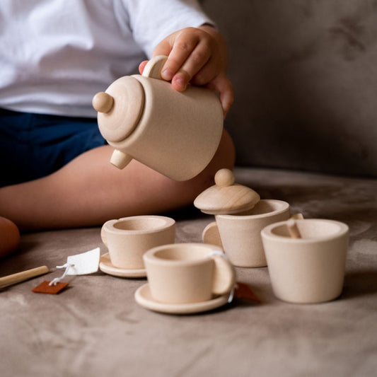 Wooden Toy Tea Set