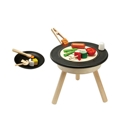 Wooden Toy BBQ Playset