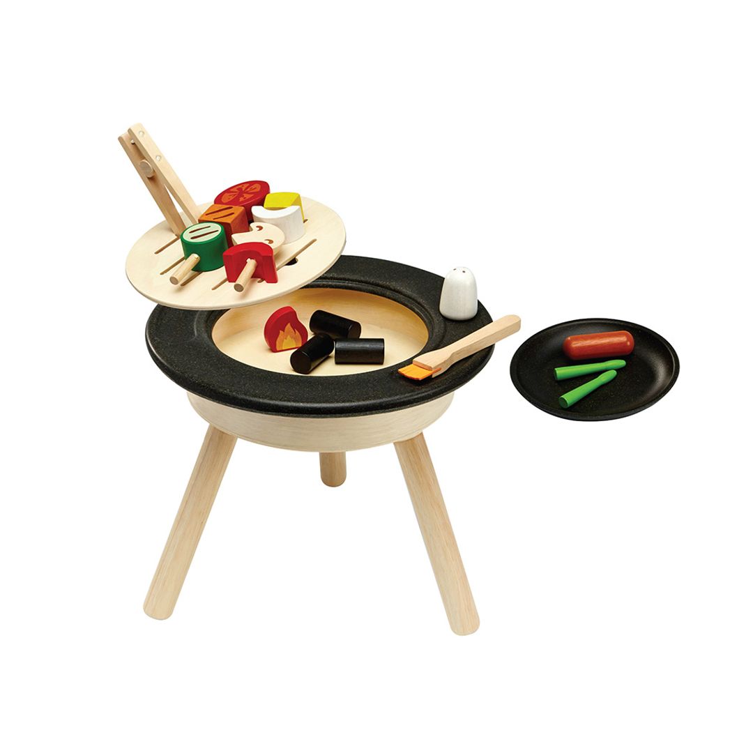 Wooden Toy BBQ Playset