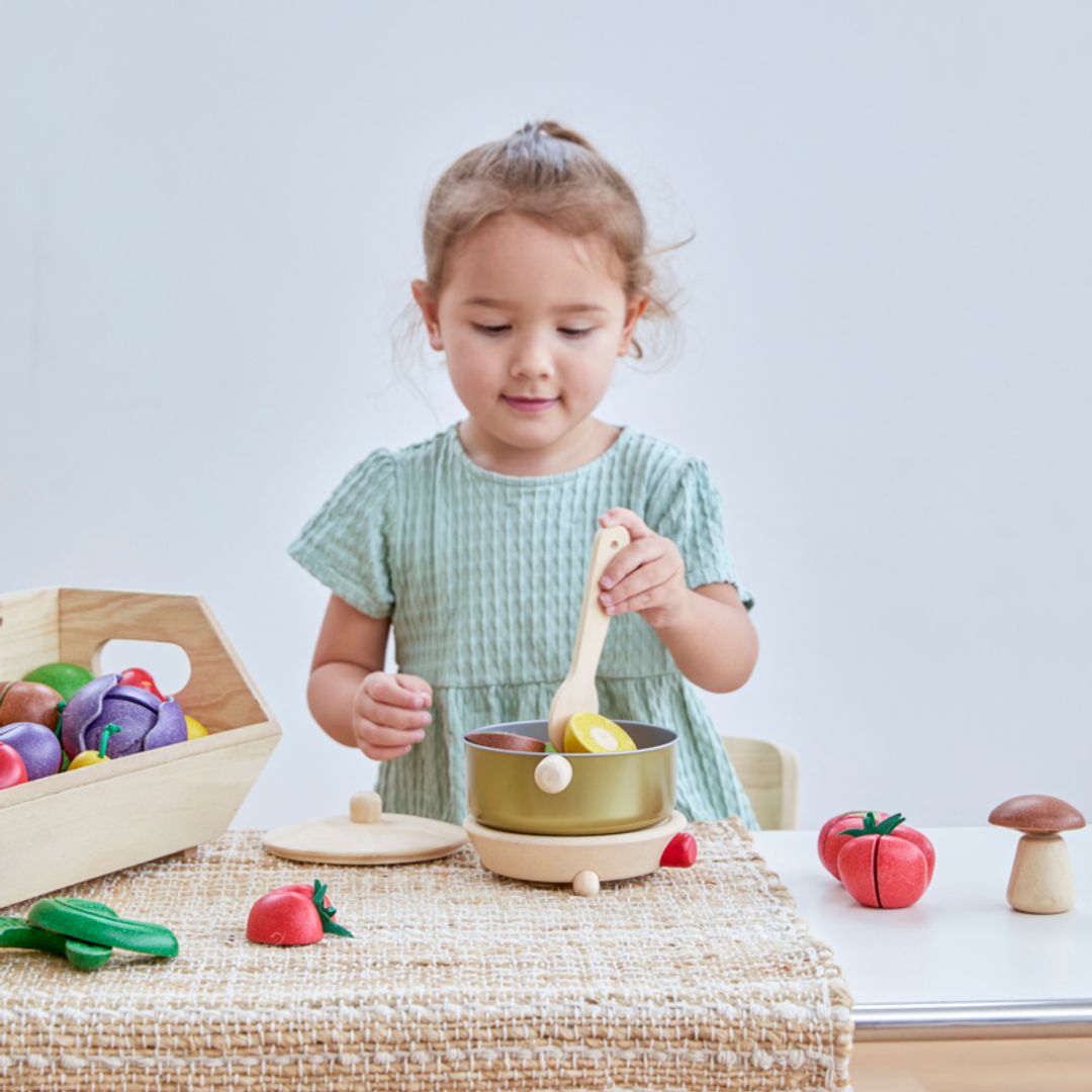 Wooden Toy Cookery Set