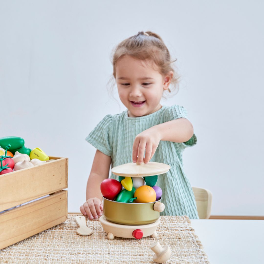 Wooden Toy Cookery Set