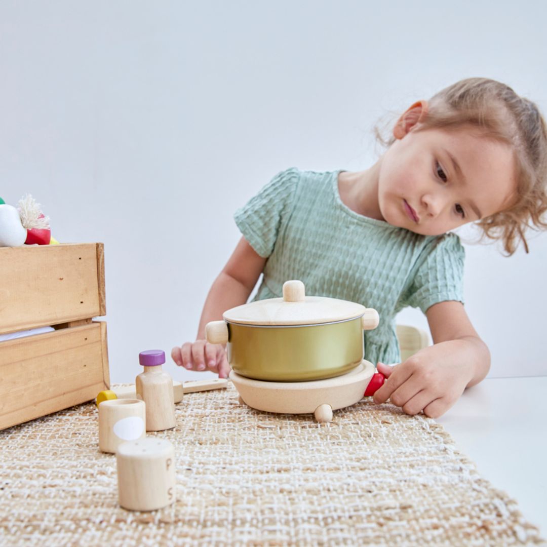 Wooden Toy Cookery Set