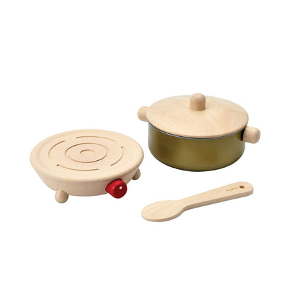 Wooden Toy Cookery Set