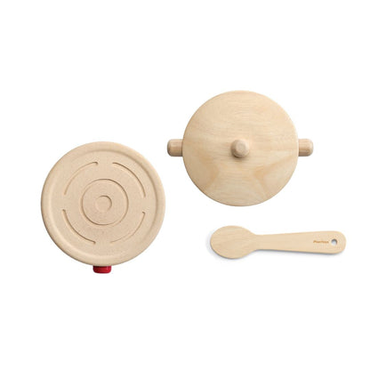 Wooden Toy Cookery Set