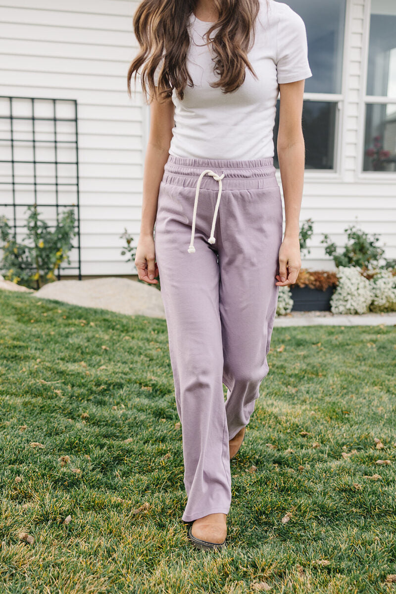 Organic Cotton Adult Lounge Pants - Lavender