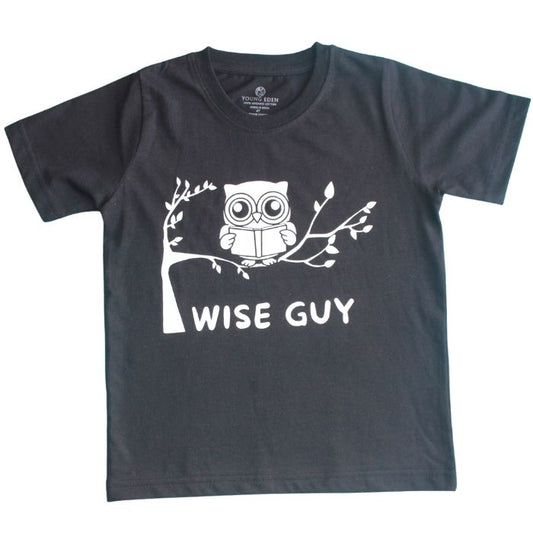 Organic Toddler Graphic T-Shirt - Wise Guy