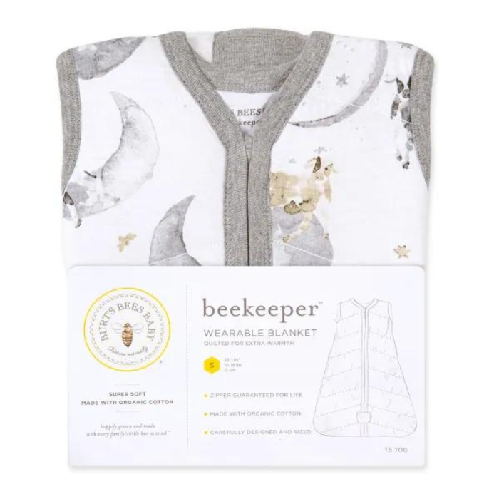 Organic Baby Wearable Blanket Over the Moon Young Eden