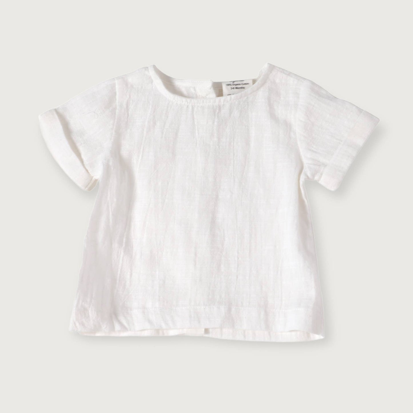 Organic Baby Romper & Shirt Set - Navy Gingham