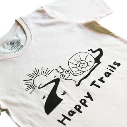 Organic Toddler Graphic Tee Shirt - Happy Trails