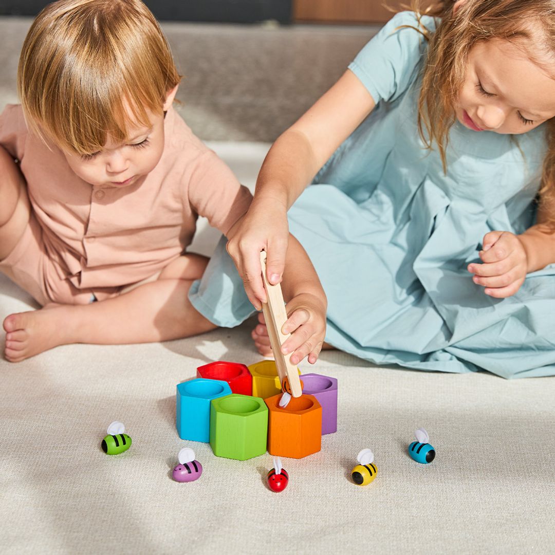 Beehives Wooden Toy Set for Toddlers
