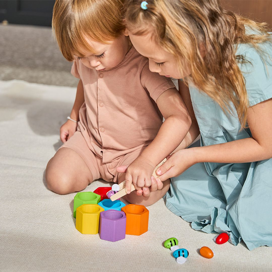 Beehives Wooden Toy Set for Toddlers