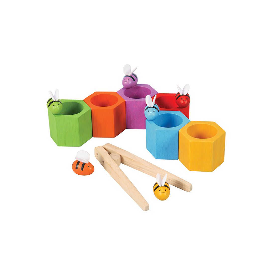Beehives Wooden Toy Set for Toddlers