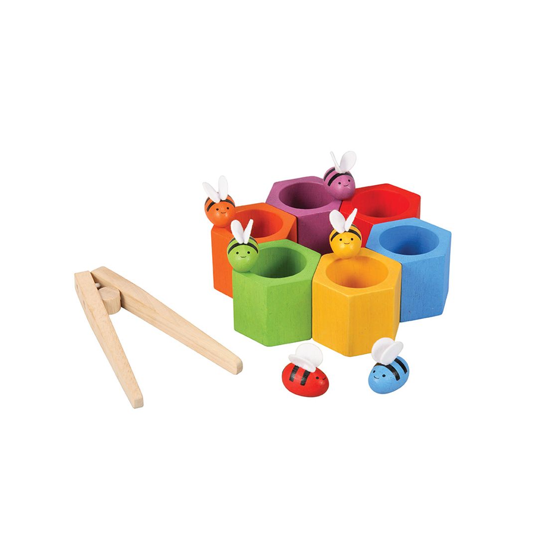 Beehives Wooden Toy Set for Toddlers