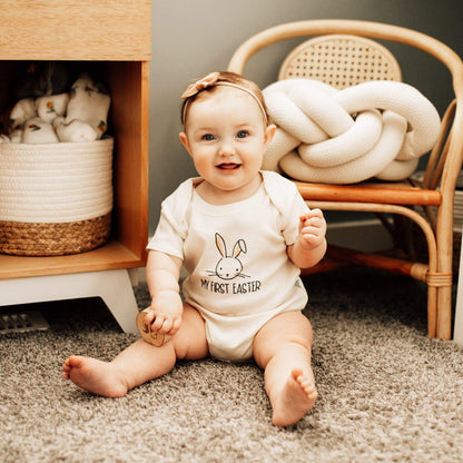Organic Baby Graphic Bodysuit - My First Easter