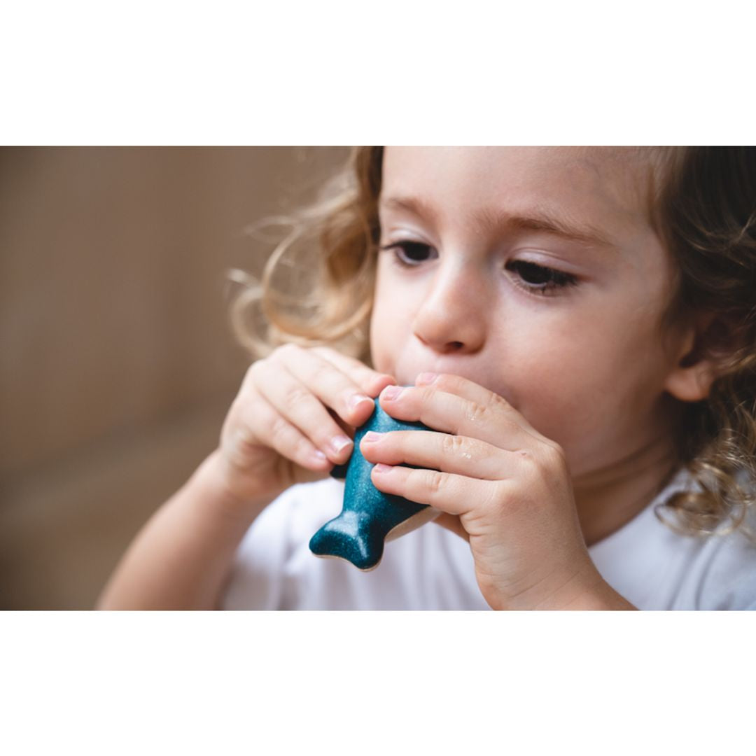 Wooden Toy Whale Whistle