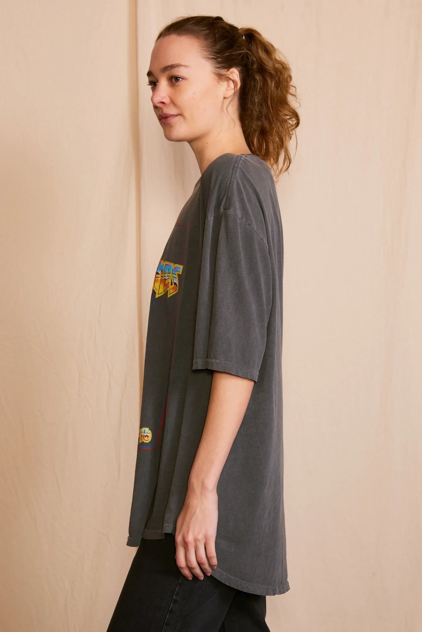 Adults The Rolling Stones Cow Palace Oversized Tee